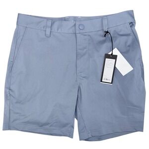 Rhone Mens 30 Waist Commuter Shorts Slate Blue 7" Inseam NWT‎